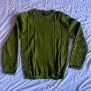 Vintage Avocado Wool Sweater